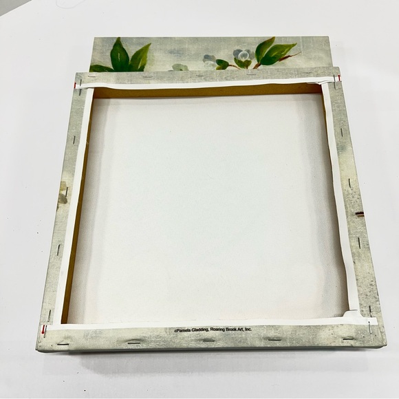 Pamela Gladding Floral Textured Wall Decor Hangings 14”x 14” - Picture 4 of 5